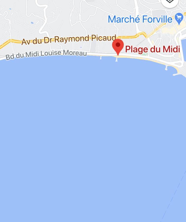Appartement Rooftop, Premiere Ligne, Vue Mer, 50M De Plage Du Midi Κάννες Εξωτερικό φωτογραφία